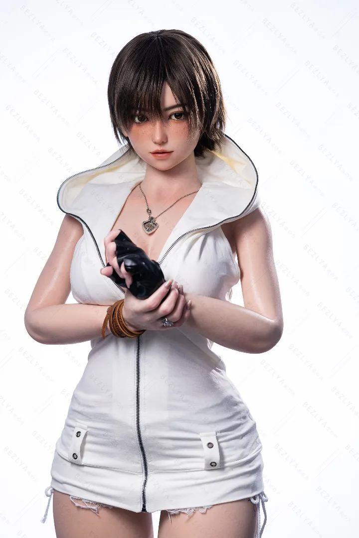 155cm (5ft1) E-Cup Lightweight Silicone Sex Doll Linaihui, ROS Head